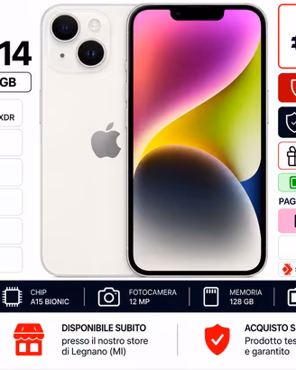 Apple iPhone 14 White 128 GB