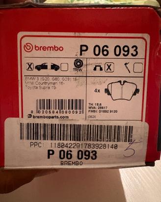 Pastiglie freno Brembo Prime P 06 093 NUOVE