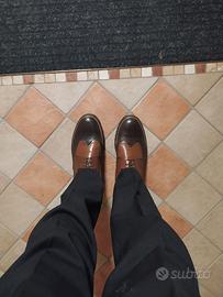 Scarpe uomo classiche stringate pelle