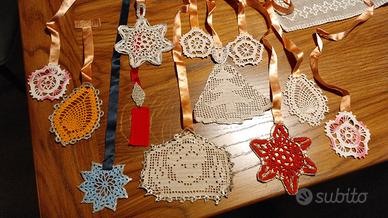 Applicazioni in pizzo Natale