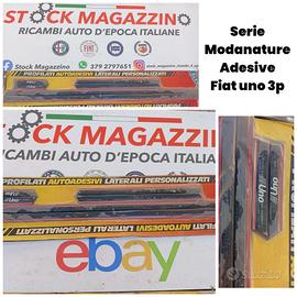 Serie modanature adesive Fiat uno 3 e 5 porte