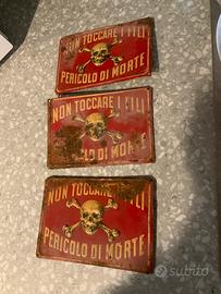 Insegne vintage (40€ l'una)