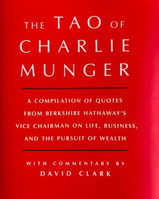 THE TAO OF CHARLIE MUNGER libro nuovo copertina ri