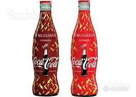 Coca cola Trussardi bottiglie vetro