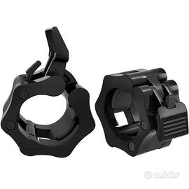 Ganci bilanciere olimpico da 50mm, sgancio rapido