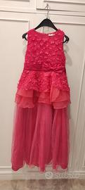Vestito rosa damigella bambina