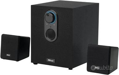 Impianto altoparlanti con subwoofer in legno NUOVO