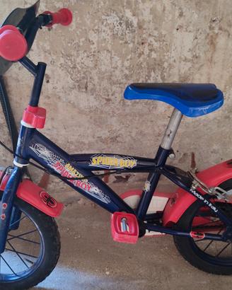 bicicletta spiderman