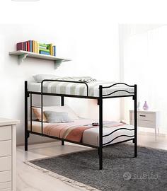 Letto a castello in ferro