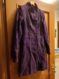 giaccone cappottino viola ragazza /donna 