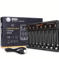 Caricabatteria USB Type-C batterie ricaricabili