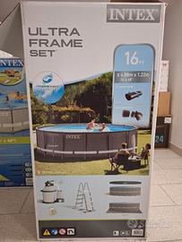 Piscina rotonda Ultra Frame Intex