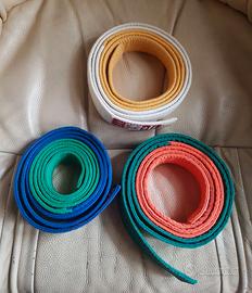 Cinture per karate bicolore