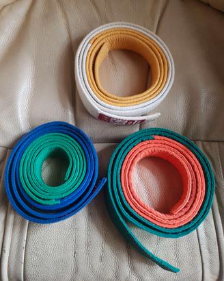 Cinture per karate bicolore