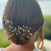 Forcina per capelli con perline ideale x Matrimoni