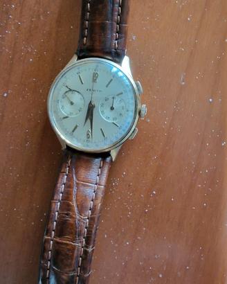 orologio cronografo vintage Zenith con calibro 15