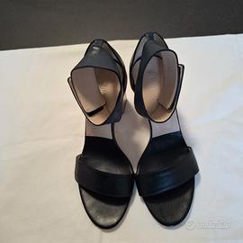 Sandali Chloé bicolor blu e Nero