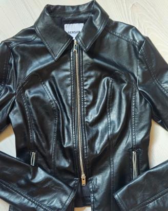 Giacca pelle ragazza tg.xs
