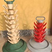 SCOLABOTTIGLIE COMPONIBILE IN PLASTICA