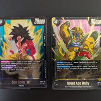 Dragon Ball Fusion World Goku ssj 4 e Baby ozaru