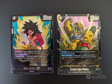 Dragon Ball Fusion World Goku ssj 4 e Baby ozaru