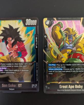 Dragon Ball Fusion World Goku ssj 4 e Baby ozaru