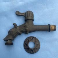 Rubinetto ottone testa drago giardino o fontana