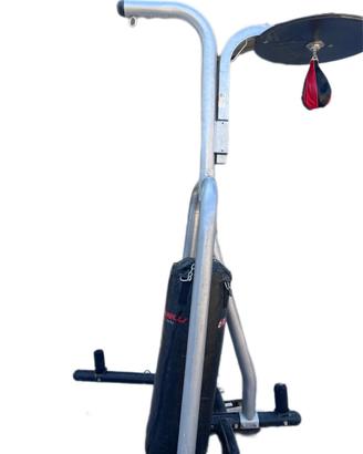 Base per sacco boxe  con sacco+pera veloce