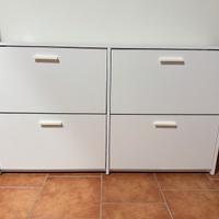 Portascarpe Scarpiera Salvaspazio Ingresso bianca