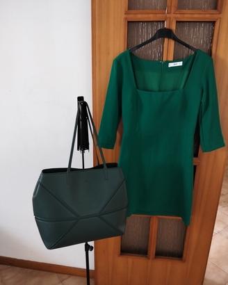 Abito Mango Verde Smeraldo – Taglia M – Come nuovo