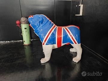 statua bulldog vetroresina 