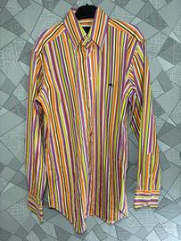 Camicia Etro Milano luxury righe multicolor