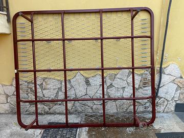 Rete matrimoniale con materasso in aloe vera