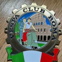 vespa club placca metallica da collezione 