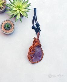 Ciondolo Ametista goccia