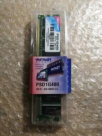 Ram Memoria  Patriot 1 GB PC-3200 400MHz CL3 