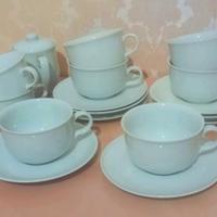 SERVIZIO TAZZE PORCELLANA BIANCA