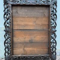 GRANDE CORNICE INTAGLIATA SECONDA METÀ 1800