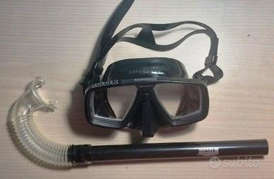 MASCHERA SUBACQUEA GRADUATA PER MIOPIA