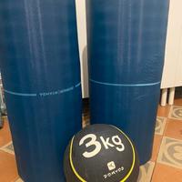 Tappetini e palla medica 3Kg