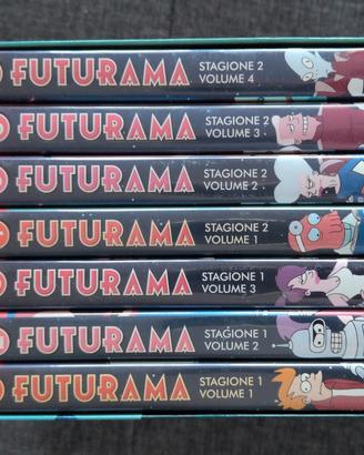 dvd stagione 1 e 2 futurama