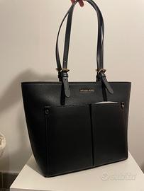 borsa tote pelle nera Michael Kors