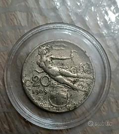 🇮🇹 20 Centesimi 1909 Regno d’Italia