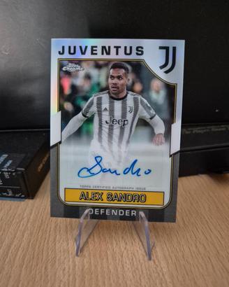 topps chrome Juventus Alex Sandro auto 