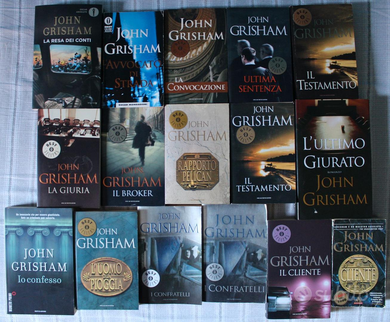 John Grisham - Lotto 13 Romanzi/Libri - Libri e Riviste In vendita
