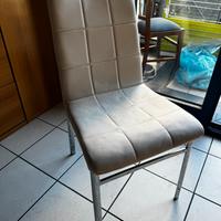 Sedie ecopelle bianco