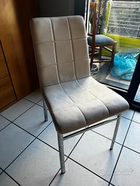 Sedie ecopelle bianco