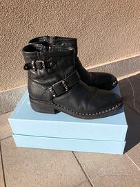 Stivali in pelle con fibia unisex ASH originali