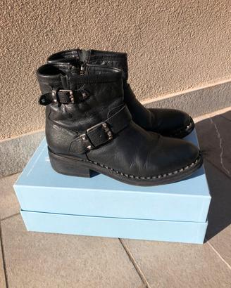 Stivali in pelle con fibia unisex ASH originali