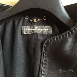 giacca in pelle Ferragamo